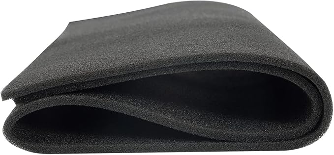 Cuttable Foam Pad Pre Filter, Can Cut to Fit Most Air Conditioner, Air Purifier, Kitchen Trash Cans, Pet Deodorizing Mat, 16.1x39.3x1/4inch(1Pack)