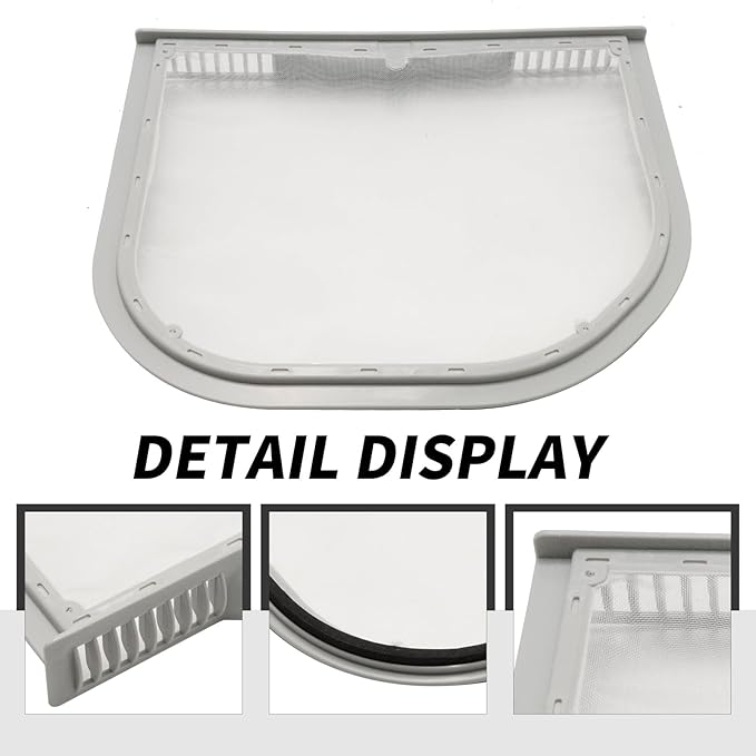 VIKKSAER 5231El1001C Dryer Lint Filter and Vent Cleaning Brush Kit, Replacement for LG Select Washer/Dryer Combos, Replaces AP5248138 5231EL1001A AH3527575 EA3527575