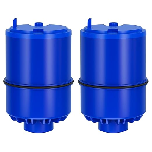 Water Filter Replacement for Water Filter Faucet, Compatible with All Pur Faucet Mount Filtration Systems RF-9999, Reducing 99% of Chromium, Lead and More, Pack of 2, by DESENRUIS
