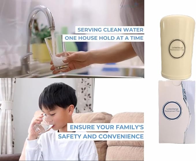 High Grade Water Filter Replacement, Removal of Chlorine for the Leveluk Kangen 8-2Pcs（Replacing HG-N and K-8 Filters）