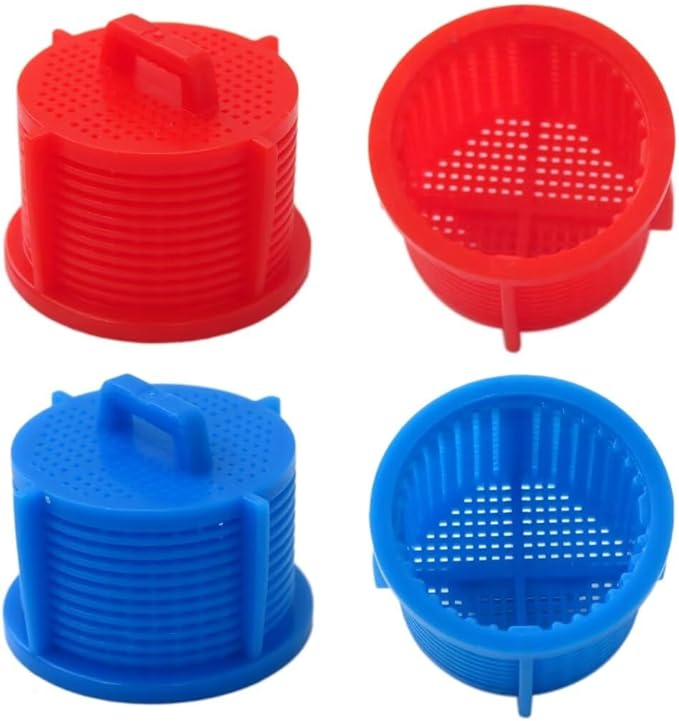 4PCS AGM73269501 Washer Water Inlet Valve Filter Screen Compatible for Kenmore/LG Washing Machine 1810261, AP5202486, PS3618281, EAP3618281