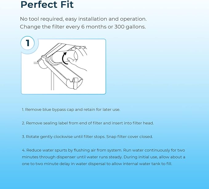 Crystala Filters UKF8001 Compatible with Everydrop Filter 4, EDR4RXD1, Whirlpool Refrigerator Water Filter 4, 4396395, Maytag UKF8001AXX, UKF8001AXX-750, 46-9006, Puriclean II, PH21500, Pack of 3