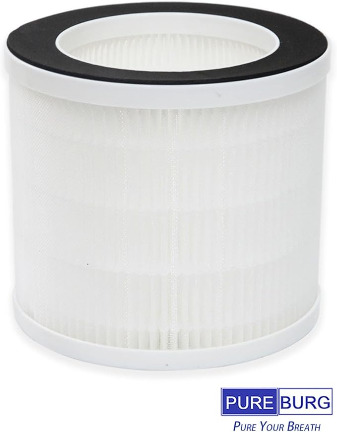 PUREBURG Replacement Filters Compatible with Afloia Demi Air Purifier, 2-Pack H13 HEPA Air Clean Dust VOCs Odor Pets Hair Smoke