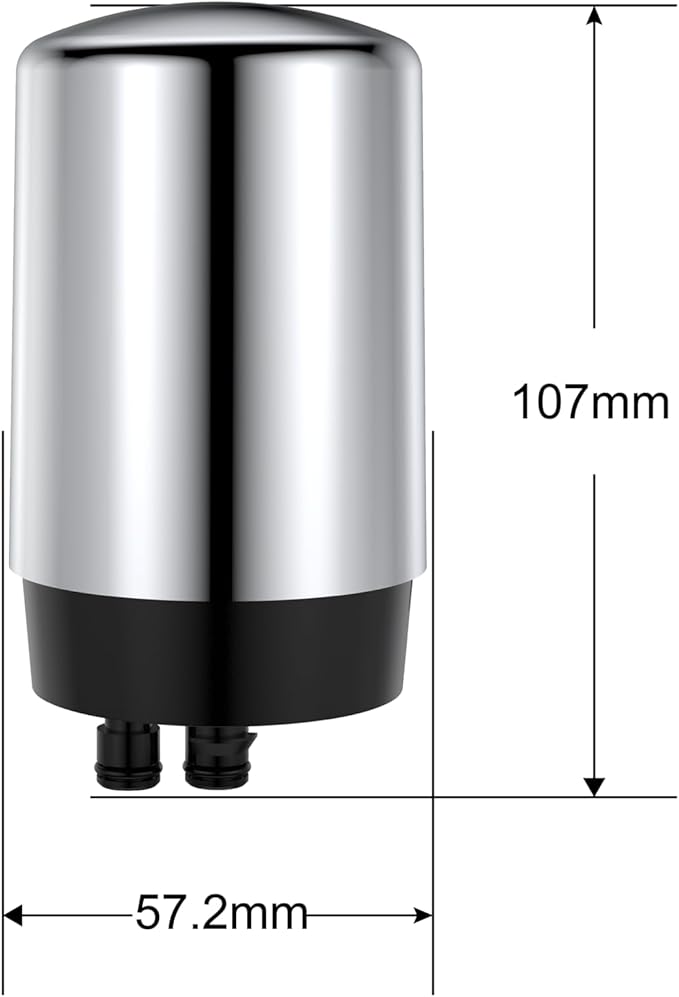 2 Pack Faucets Filters Cartridge，Replacement for Brita® Faucet Filter,Water Filter Compatible with Brita® Faucet Filtration Systems- Chrome