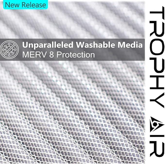 | Merv 8 | Washable Furnace Filter | Lifetime HVAC & Furnace Air Filter | Washable | Superior particle-holding Ability | Premium Quality Aluminum | 16x16x1