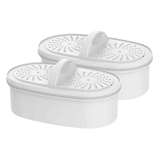 2 Pack Filters Replacement for All Waterdrop® Pitchers, Waterdrop® WD-PF-01A Plus Filter, Reduces PFAS, PFOA/PFOS, Chlorine, Last Up to 3 Months or 200 Gallons, AQUA CREST