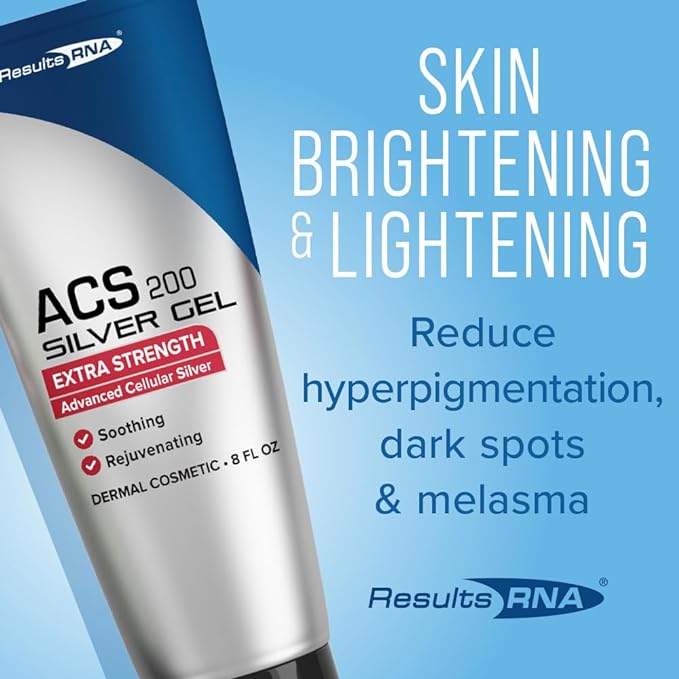 Results RNA - ACS 200 Silver-Glutathione Gel – Advanced Cellular Colloidal Silver Gel for Wound Care & Superior Dermal Healing. Clinically Proven. Recommended by Doctors Worldwide (8 oz)