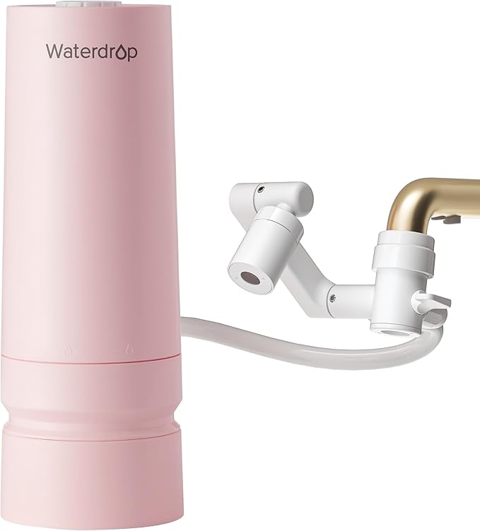 Waterdrop BFC3-Lite Skincare Face Washer Water Filter, Bathroom Sink Filter Water Faucet for Skin, Reduce 99% Chlorine, Nanoscale Deep Cleaning, Hydrate Deeply