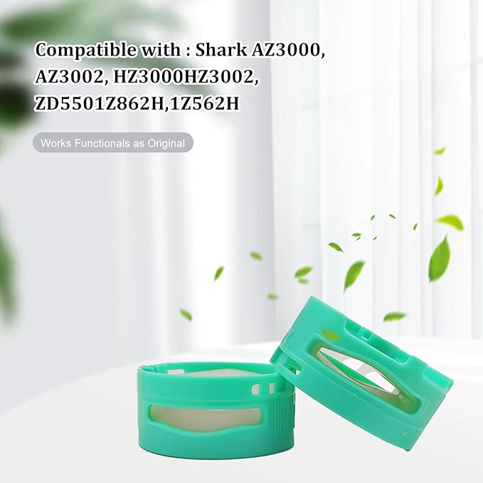 8Pack odor neutralizer fit for shark vacuum Replacement Cartridges: Compatible with Shark HZ702 AZ3000 AZ3002 HZ3000 HZ3002 IZ862H IZ562H ZD550 Vacuum Cleaner & Air Purifier - 1541FC3000 Original