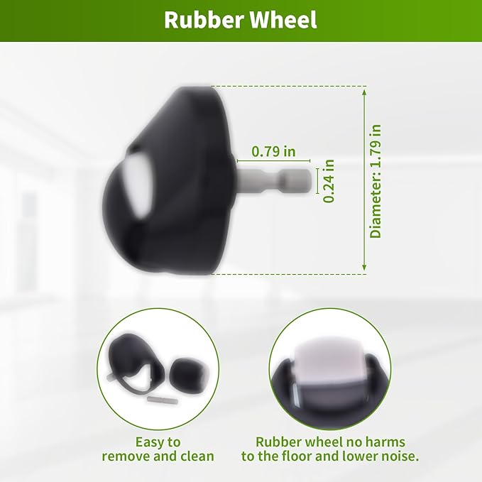 Replacement Parts accessories for Roomba i1+ i7 i7+ i3+ i4+ i6+ i8+/PlusJ7+ E5 E6 E7 I E& J Series Vacuum,3 set Roller Brushes,8 Filters, 8 Side Brushes,1 Caster Wheel (Plastic)