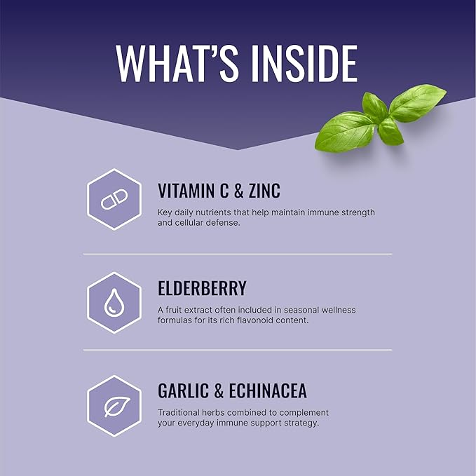 Approved Science® Immune Booster - Extra Strength Support - Elderberry Extract, Echinacea, Vitamin D3 and C, Zinc - All Natural - 180 Capsules - 3 Months Supply