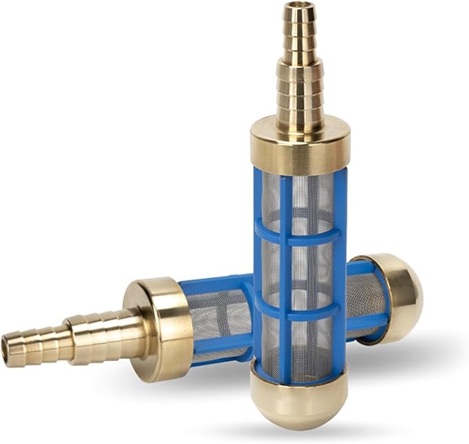 3/4" 1/2Inch Metal Heavy Duty Hose Water Suction Strainer Pickup Filter Fit For Pressure Washers For Sucking Water Water Pump Strainer Heavy Duty Suction Filter Water Pump Cleaning Filter