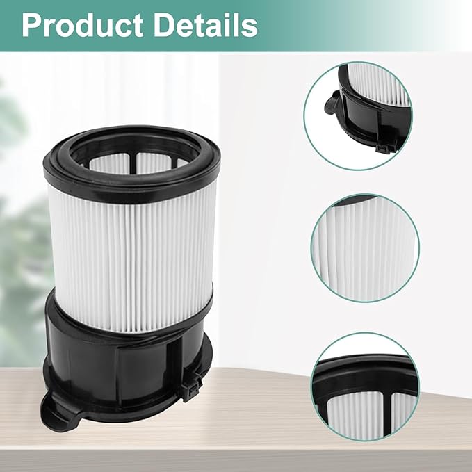 HEPA Filter Replacement for Shark IP3251 IP3251C IP3252 IP1251 IP1250 IP1251C IP1255QCP IP1255QNV IP1255QPR IP1255QTL IP1255QMG Vacuum Cleaner, 1 Filter 3 Filter Cotton