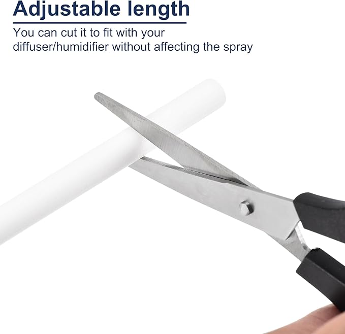 uxcell 12pcs Humidifier Cotton Stick, 9 x 200mm Refill Sticks Filter Replacement Wicks, Humidifier Filter Cotton Refill Travel Mini Humidifier Filters Sticks