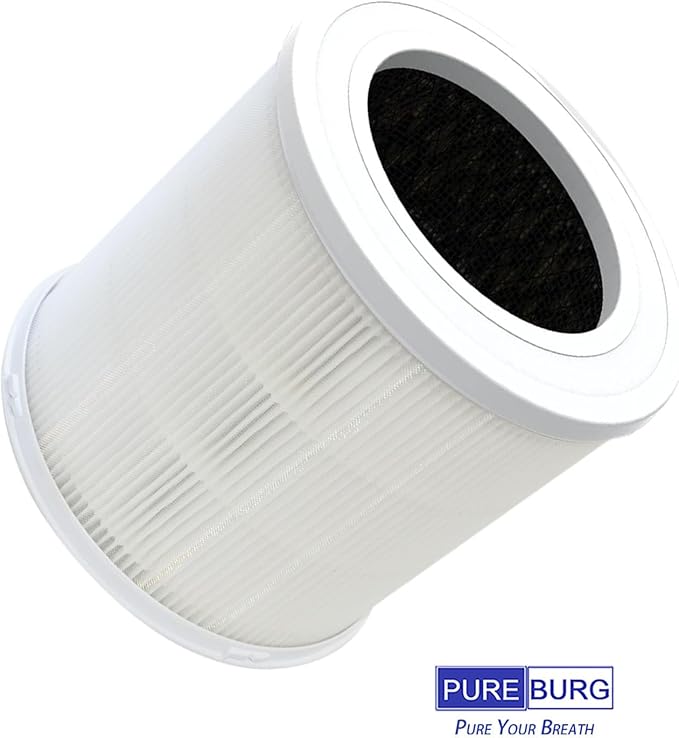 PUREBURG AP304 Replacement Air Filter Compatible with AIRJOWSET & GCZ AP304 Air Purifier, H13 4-Stage Filtration Activated Carbon,2-Pack