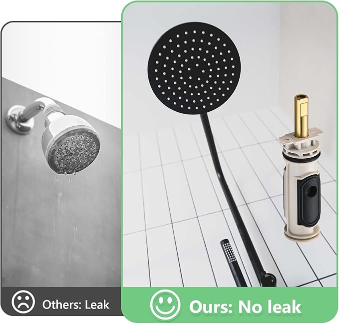 1222 Replacement Cartridge Kit for Moen One-Handle PosiTemp Faucets, Replacement Compatible with Moen Tub Shower,Metals & Plastics