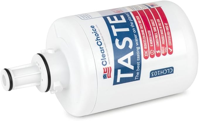 Clear Choice Taste Filter Replacement for Samsung DA29-00003G DA97-06317A Refrigerator Water Filter Compatible with DA97-06317A, NSF/ANSI 42 Certified, Box of 3, Made in the USA