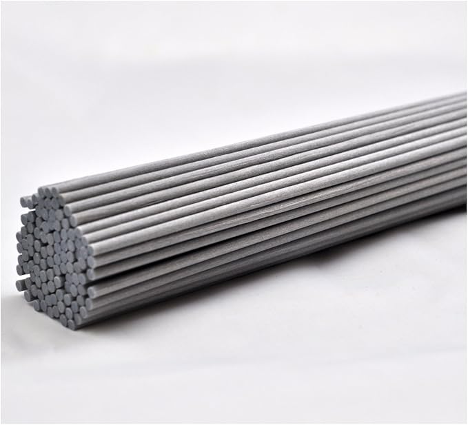100 Pieces Fiber Reed Diffuser Replacement Refill Sticks (8" x 3mm, Gray)