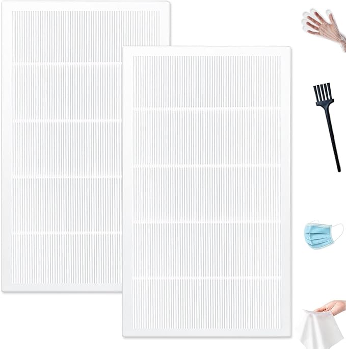 NKA 2-Pack For FAP03 True HEPA Replacement Filters Compatible with Filtrete Ultra Clean Air Purifier FAP03, Equivalent to Part FAP03 FAPF034, Size 21.18" x 11.62" x 0.75"