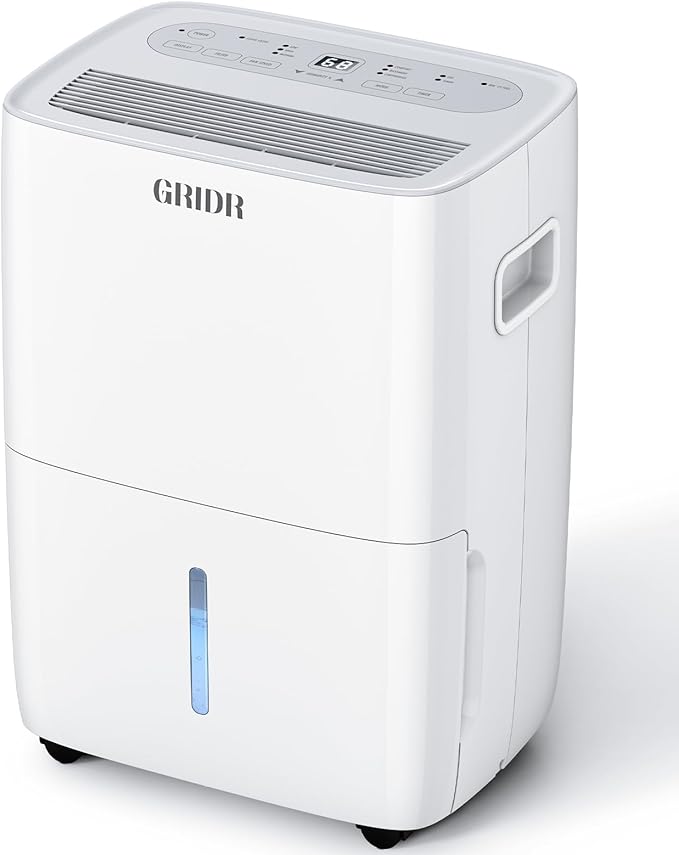 2500 Sq.Ft Energy Star Dehumidifier for Basement, Max 42 Pint/D, 5.5L Water Tank, Dehumidifiers for Home Large Room Bedroom Bathroom with Drain Hose, Intelligent Humidistat, Auto Defrost, 24H Timer