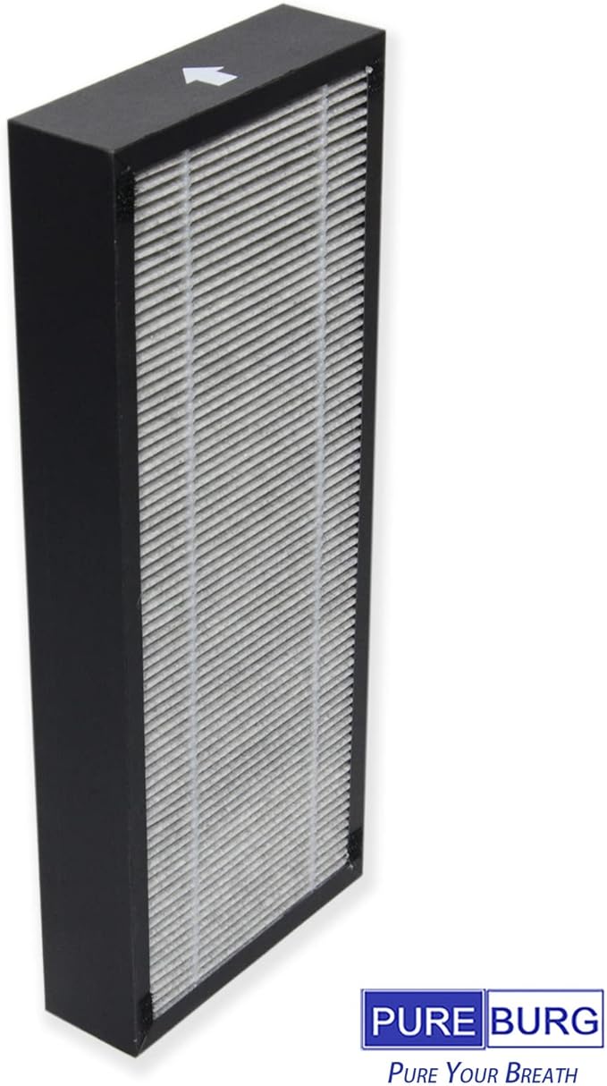 PUREBURG AK45510 Replacement Filter Set Compatible with Oreck WK15500B AIR REFRESH Air Purifier & Humidifier 2-IN-1 Type AK,HEPA + 4 Activated Carbon Pre-Filters