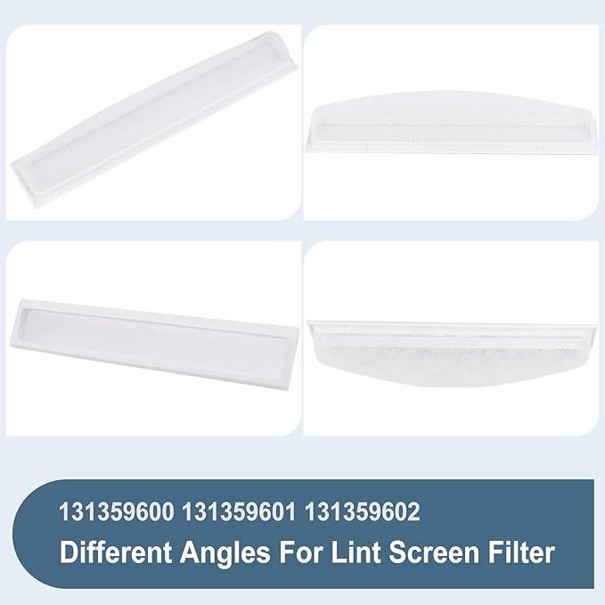 131359600 Dryer Lint Filter Screen Replacement Compatible with Frigi-daire, ken-more, G-E Dryers Repalce 5304516871, 131152700, 131359601, 131359602, 131359603, 5304516872