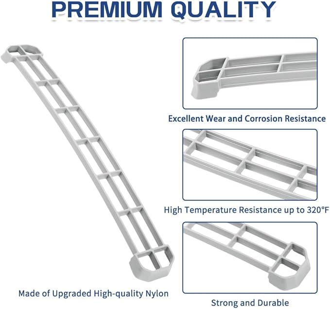 [Upgraded] 510502W Dryer Lint Filter Cover, Dryer Lint Screen Cover fit for Speed Queen, Replace D510502W, D510502LG, AP6284689, ‎Light Gray