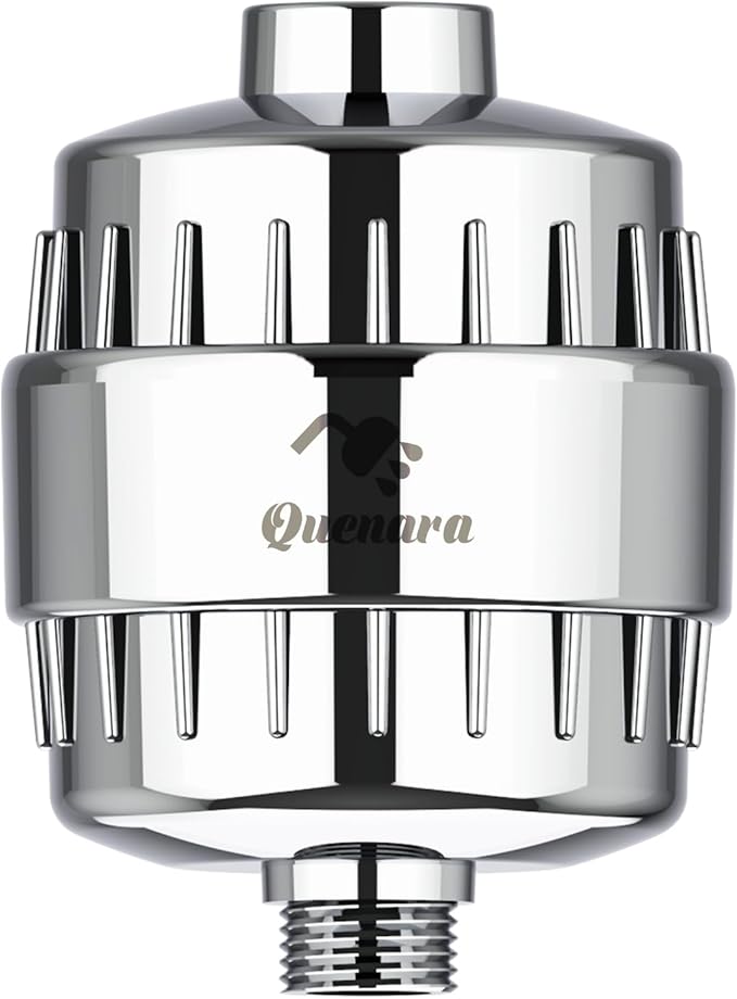 Upgrade Shower Filter -Shower Head Filter for Hard Water,20-Stage Shower Head Filter with 1 Replaceable Filter Cartridges,High Output Shower Water Filter for Removing Chlorine and fluoride-Chrome