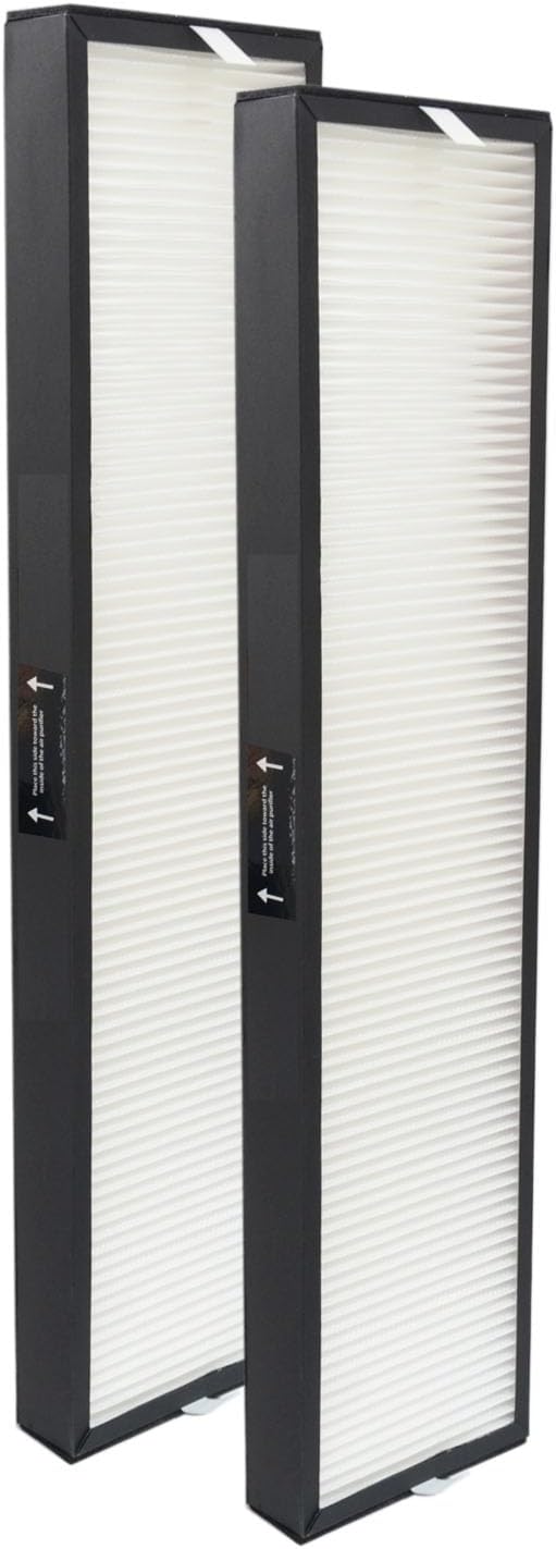 PUREBURG 182550 Replacement Filter Compatible with Bionair BAP536UV-U Air Purifier, 2-Pack H13 HEPA Air Clean Dust