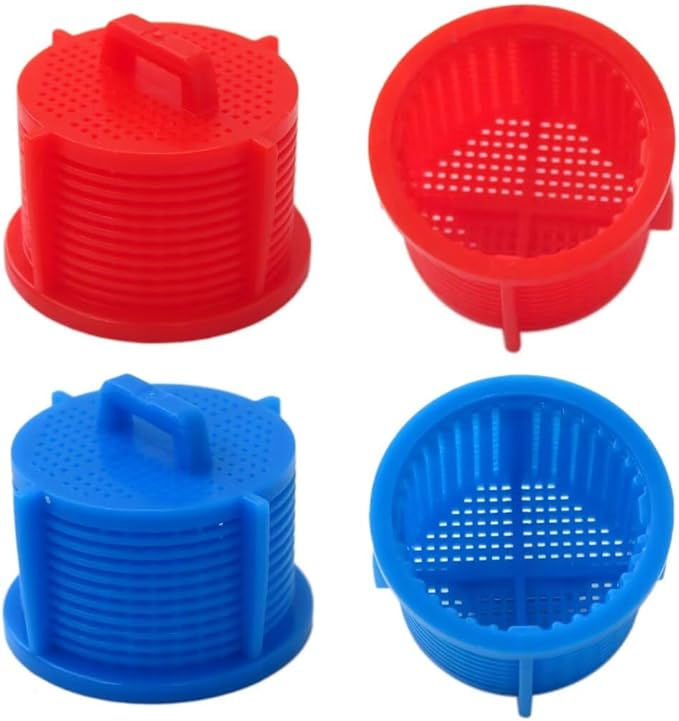 4 PK AGM73269501 Washer Water Inlet Valve Filter Screen Compatible for LG Washing Machine WM4370HWA, WM9500HKA, WM8100HVA, WM3070HRA/00, WM3360HVCA-ASSEECI, WM3360HVCA-ASSEEUS Models