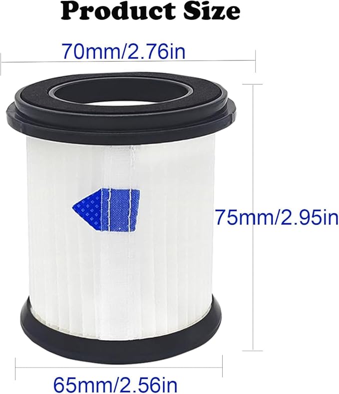 High-Efficiency Filter Replacement for TMA T120 T121 T151 T150 T220 T210 T181 T180 T220 Cordless Vacuum Cleaner/INSE N5S N5T S6T S6P Pro S610-8 pack+1pc brush