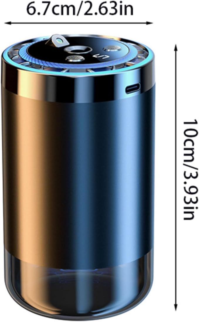 2025 Smart Car Air Freshener Diffuser With Star Projector 5 Adjustable Modes 360° Air Purifier Nano Mist and Lights For Car Office Desktop Bedroom