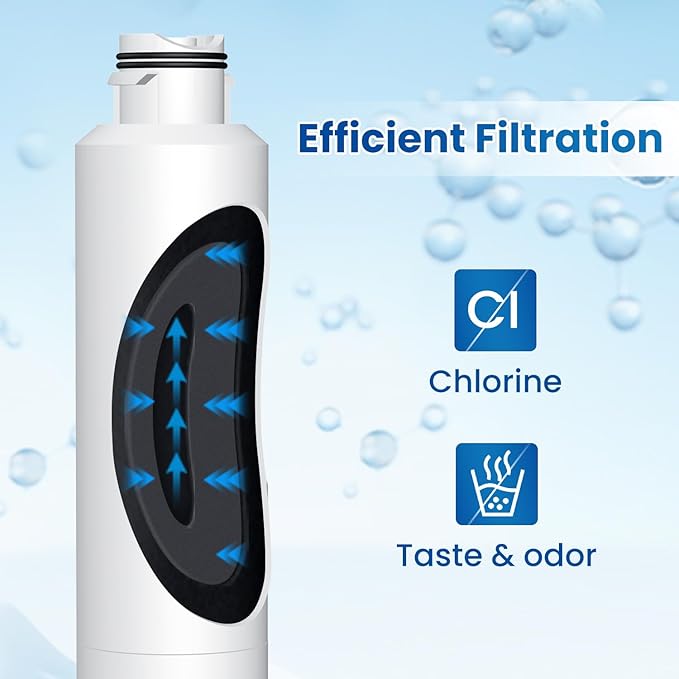 GOLDEN ICEPURE RWF0700A Refrigerator Water Filter Replacement for Samsung DA29-00020B, HAF-CIN/EXP, RF263BEAESR, RF28HMEDBSR, RF28HFEDTSR, RF28HFEDBSR, 3PACK