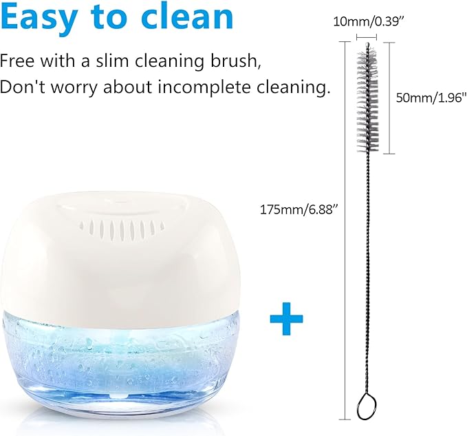 Purifier Air Washer, Air Fresher Aroma Diffuser for Home, Office, Air Purifier with Night Light (White)