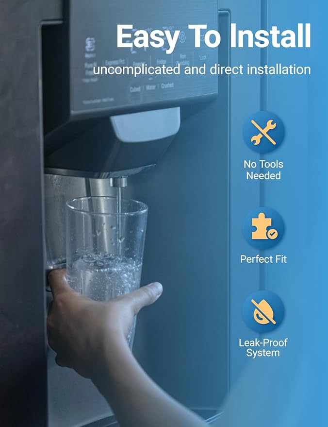 ADQ747935 Water Filter Replacement for LG LT1000P/PC/PCS ADQ74793501 ADQ74793502 MDJ64844601 LMXS28626S LRFLC2706S LFXS26973S LT-1000PC LFXC22526S LHFS28XBS LHFS28XBS Water Filter | 2pack | Cobectal