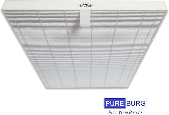 PUREBURG D3 Replacement Filter Set Compatible with Winix D360 Air Purifier 1712-0101-02,H13 HEPA + 6 x Activated Carbon Pre-Filters,Air Clean Dust VOCs