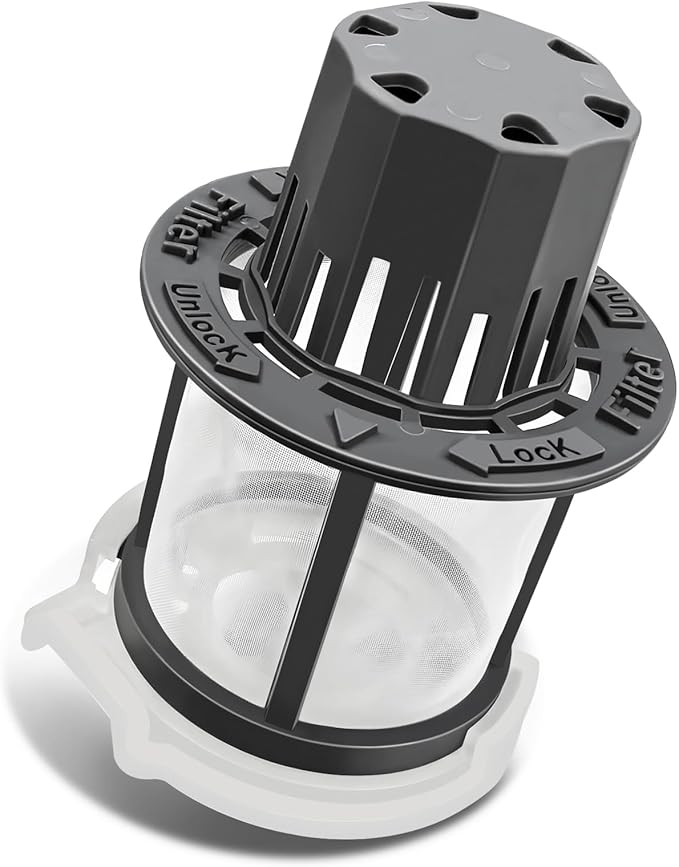 WD49X24057 Dishwasher Ultra Fine Filter Kit Replacement, Compatible With GE Dishwashers WD12X10416 WD12X20107 WD12X21976 WD12X22560 WD12X23736 WD12X20340 WD12X21676 WD12X20549