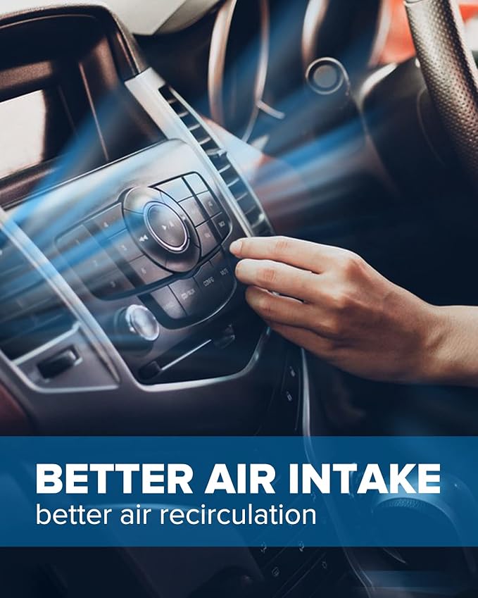 PHILTOP ACF030 (CF12000) Cabin Air Filter, Replacement for Cherokee (2014-2018) Premium Cabin Filter with Activated Carbon Filter Up Dust Pollen Odor