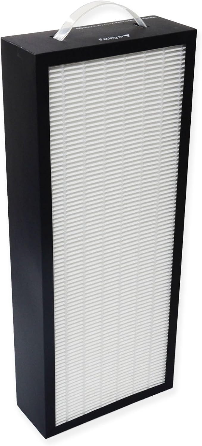 PUREBURG Replacement Filter Compatible with LUFTRUM & Loniko AC400 Air Purifier, H13 True HEPA 3-Stage Filtration Activated Carbon Air Clean Dust VOCs Odor
