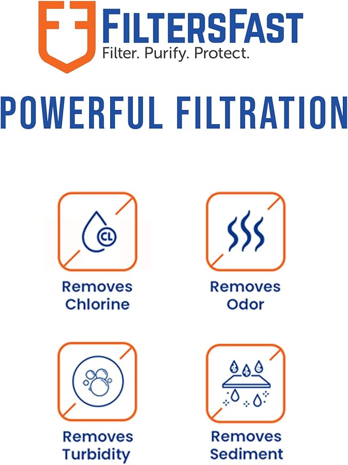 Filters Fast PH21430 Compatible Replacement for LG LT800P Refrigerator Water Filter Activated Carbon Cartridge for Fridge Water Dispenser