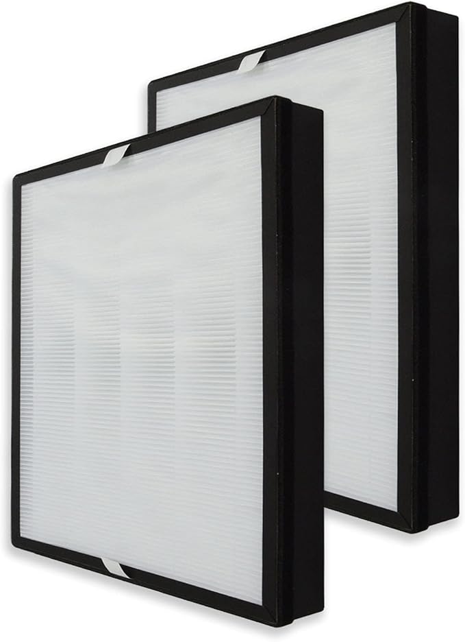 PUREBURG Replacement Filters Compatible with Air Choice AP-528 Air Purifier,2-Pack H13 True HEPA Pre-Filter, Air Clean Dust Pet-hair