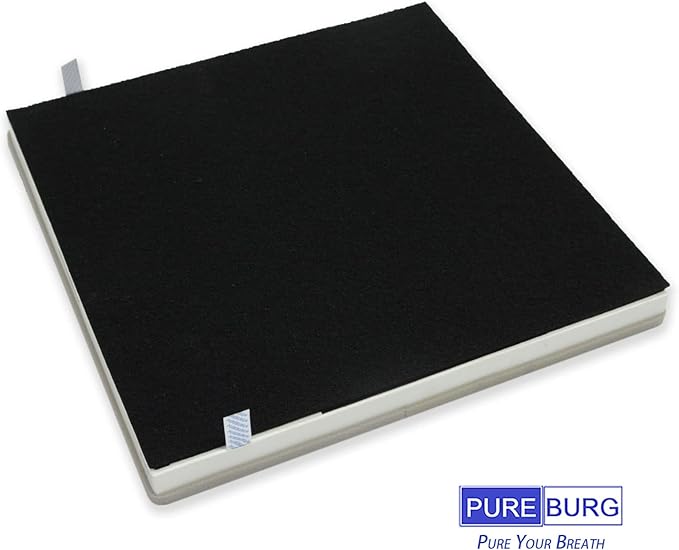 PUREBURG MT-8500 Replacement True HEPA Filter Compatible with Surround Air Multi-Tech 8500 Air Purifier, H13 3-Stage Filtration Activated Carbon,2-Pack