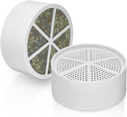 Replacement Filter for Bathtub Water Filter,Compatible with ‎Crystal Quest Bath Ball Water Filter,Multi Stage Shower Filtration for Hard Water,Reduces Chlorine.(2Pack)