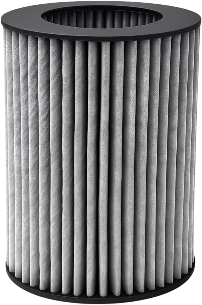 Nispira 2-in-1 AM-1A HEPA with Activated Carbon Filter Replacement For The Three Musketeers III M Mini Portable Air Purifier for Car Desktop, 2 Packs