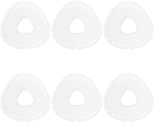 6 Pack Replacement Mop Pads Compatible with Narwal Freo Pro X Ultra Narwal Freo Z Ultra Z10 T10 J3 J4 J5 R10 Microfiber Resuable Mop Cloth Robot Vacuum Cleaner Accessories