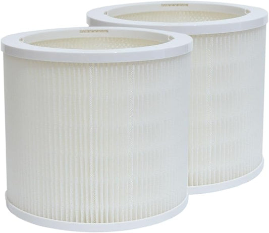 PUREBURG AS06FT-2 Replacement Filters Compatible with DH Lifelabs Aaira Mini Humidifier Hydrating Dry Air Purifier, 2-Pack