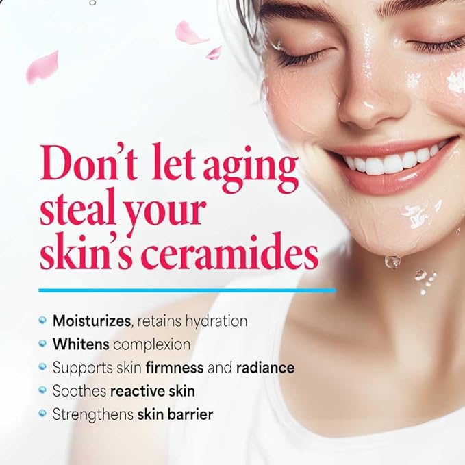 LABO Nutrition Le Ageless Placenta 99 with Ceramides -Placenta Supplement with Collagen Peptides, Oryza Ceramides -Skin Regeneration, Hydration, Anti-Aging Wrinkle Support, Immune Health, 60 Capsules