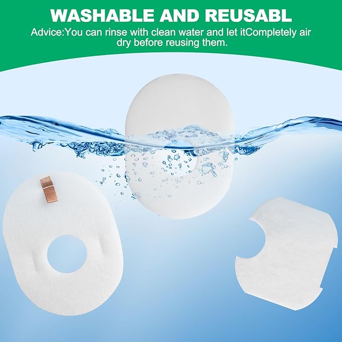 3 Post + 3 Foam & Felt Filters Kit Replacement for Shark Rocket HV292, HV300, HV300W, HV301, HV302, HV303, HV305, HV308, HV310, UV450 Replaces Part