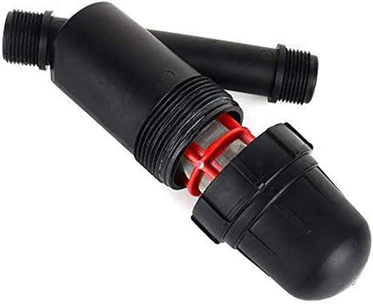TopHomer Drip Irrigation Filter, 3/4" Y Water Filter Strainer Stainless Steel Inline 120 Mesh Screen Filter Gardening Drip Irrigation Filter for Garden Greenhouse Agricultural Drip