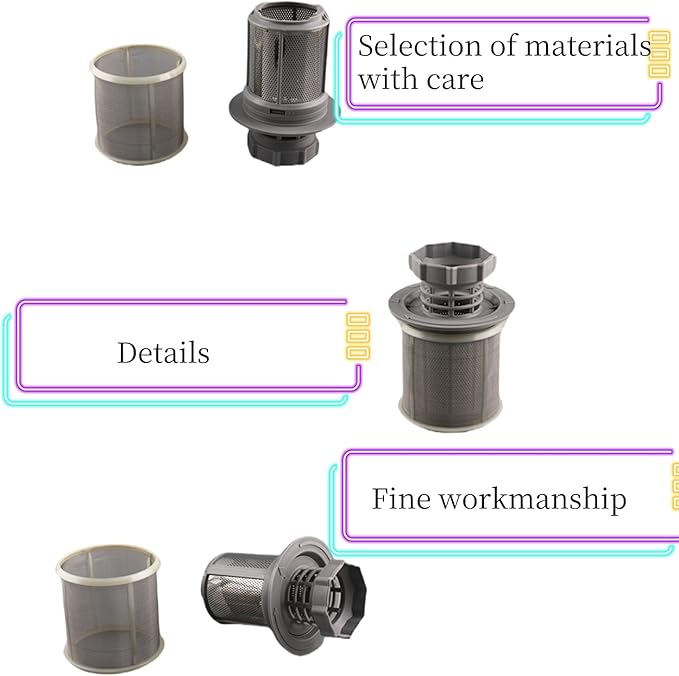 Dishwasher Filter427903,For Bosch Siemens Dishwasher Filter,Dishwasher Mesh Micro Filter Replacement170740 for Bosch Neff Siemens Dishwashers